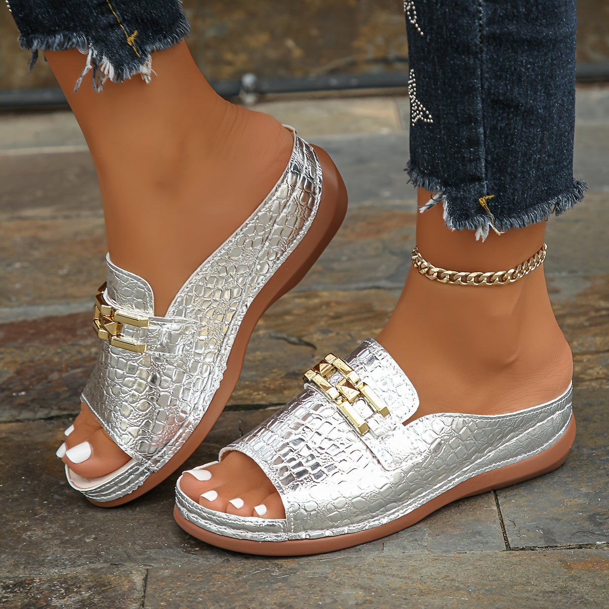 Eleganza™ – Elegance Sandales Compensées Femme