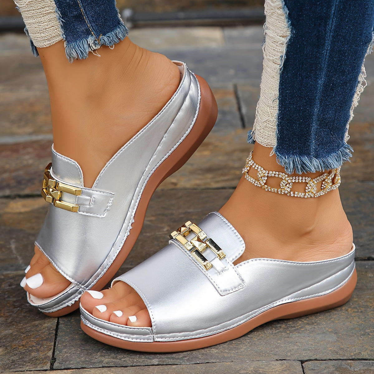 Eleganza™ – Elegance Sandales Compensées Femme