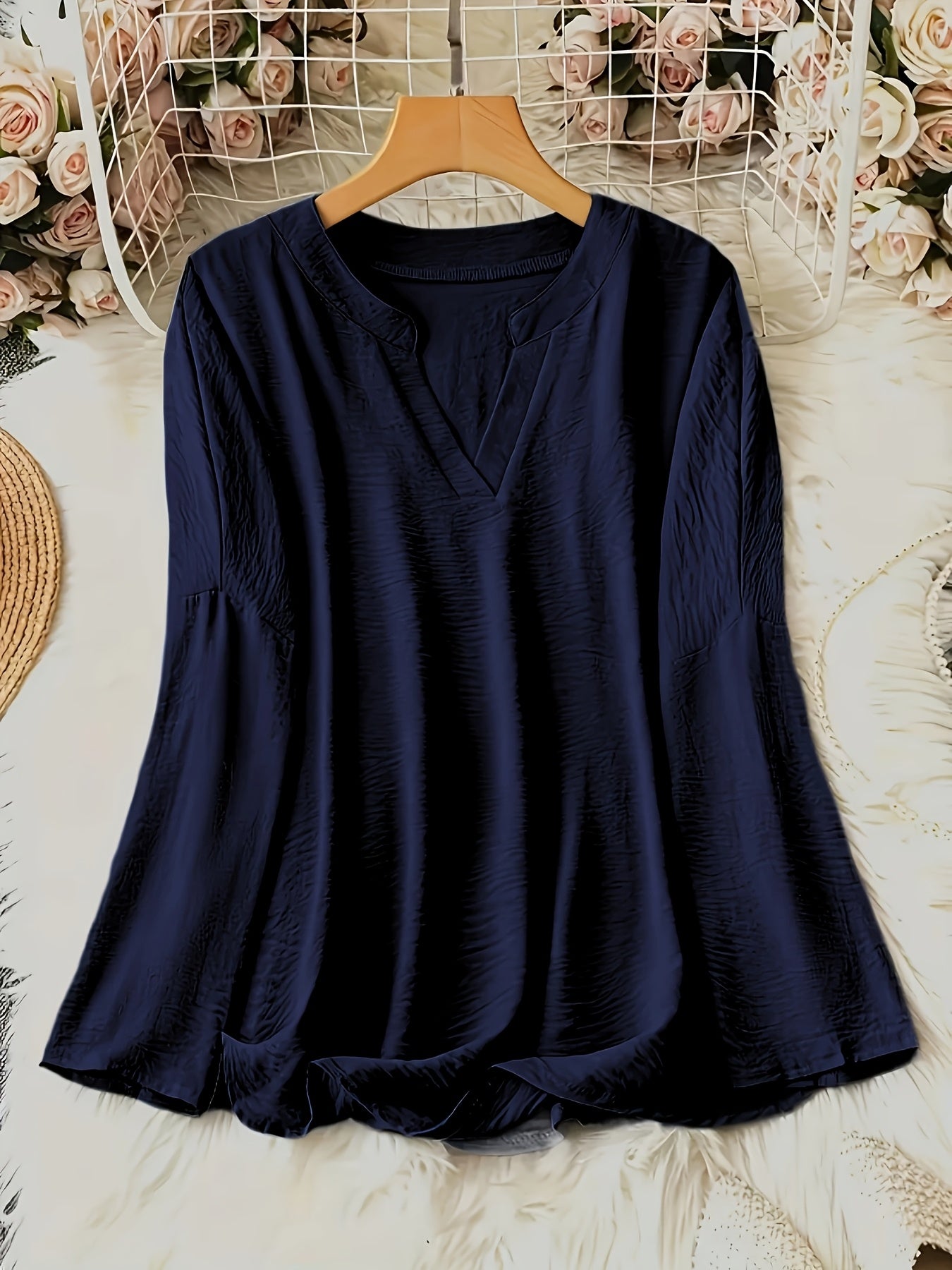 Eleganzia™ – Chemise Fluide Femme Casual