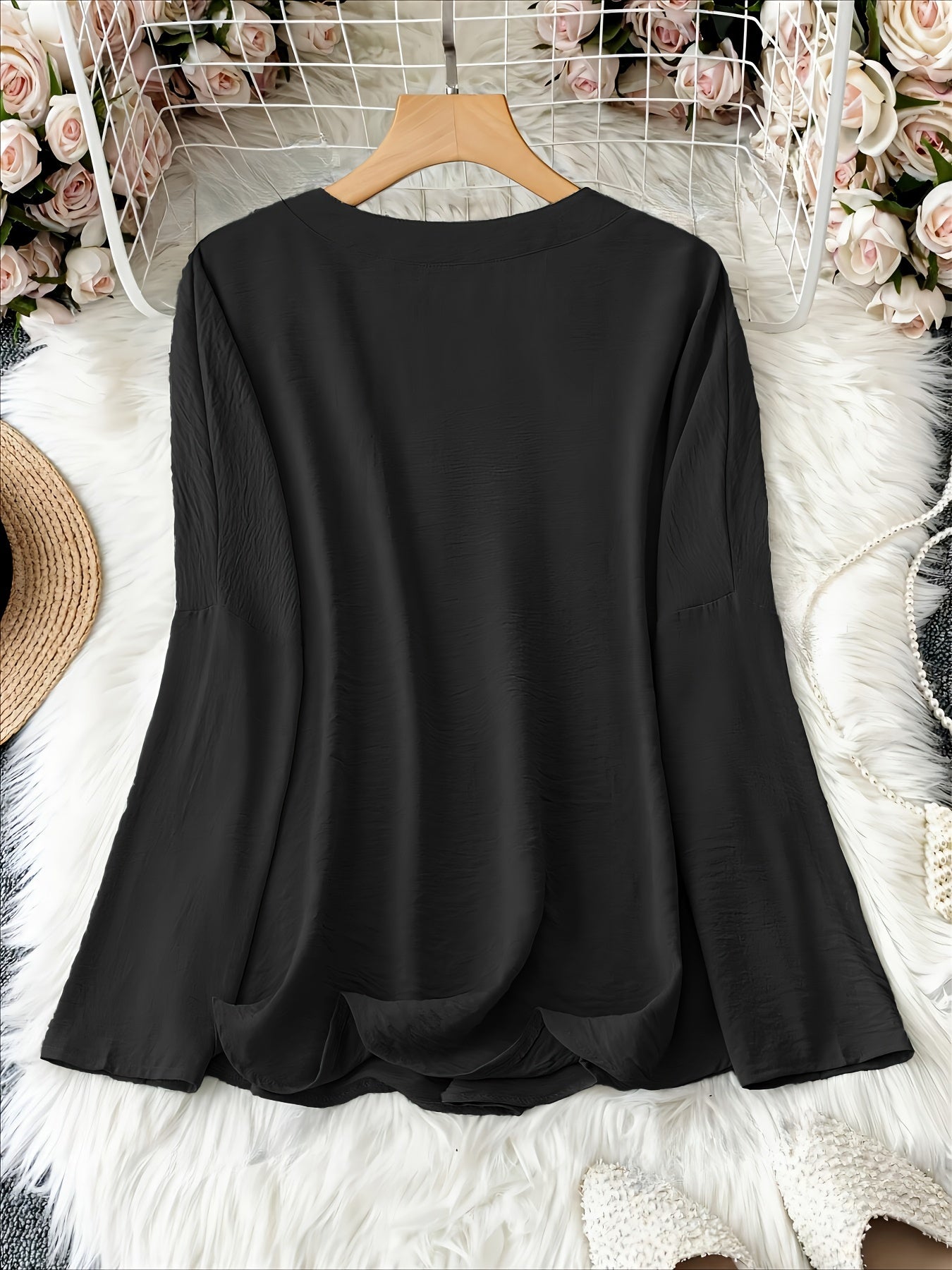 Eleganzia™ – Chemise Fluide Femme Casual