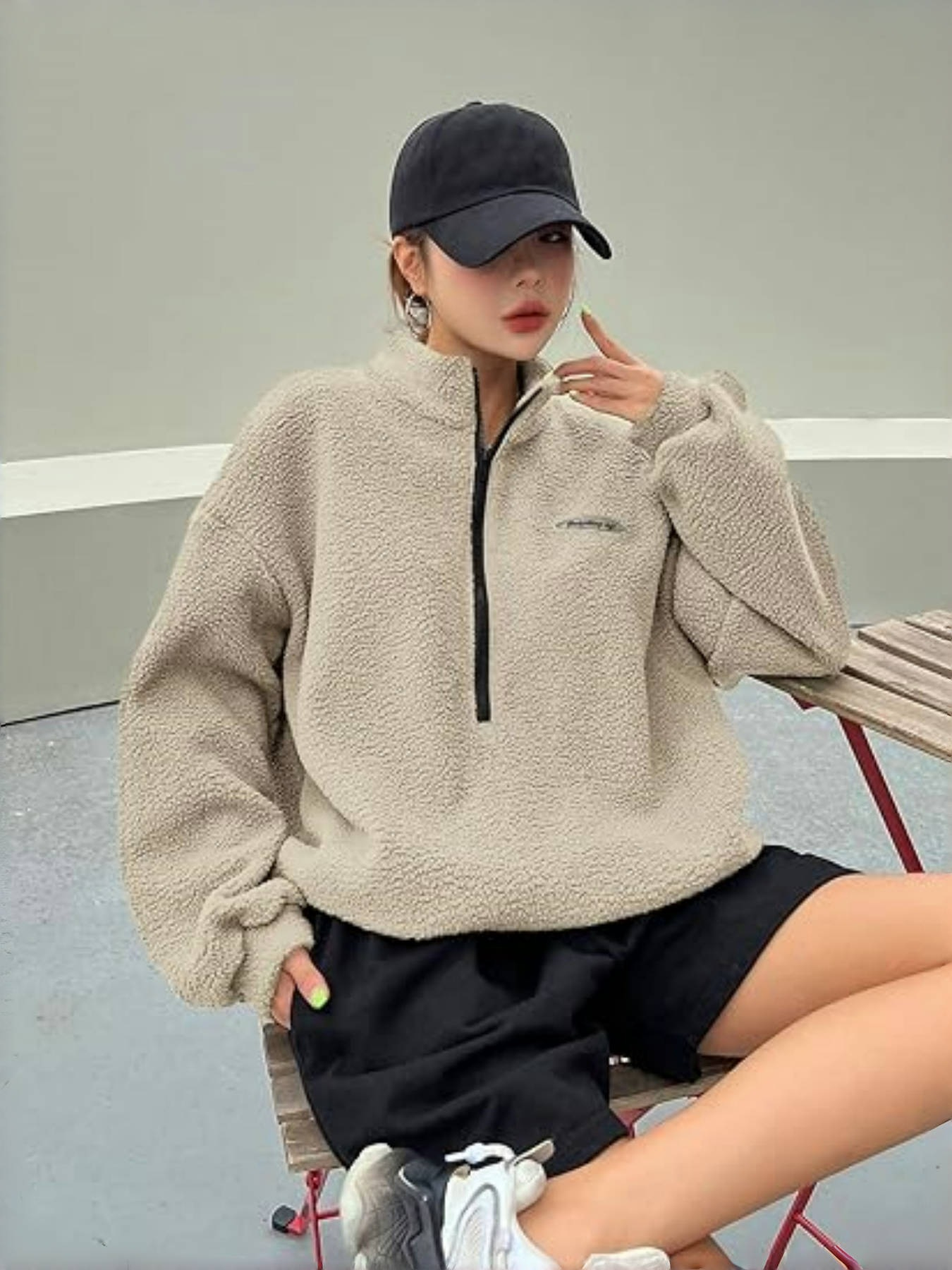 Sweat à Capuche Femme Hiver Doux et Chaud