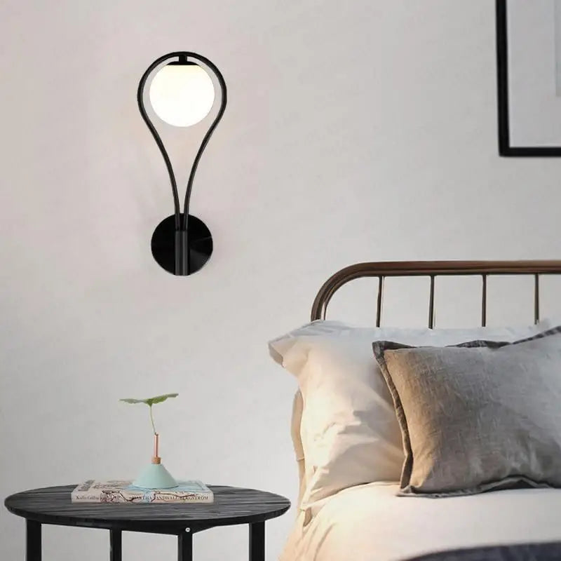 Estoria™ – Applique Murale LED Or & Noir Design Scandinave Moderne