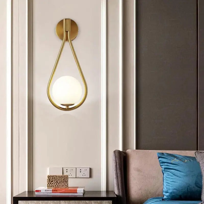 Estoria™ – Applique Murale LED Or & Noir Design Scandinave Moderne