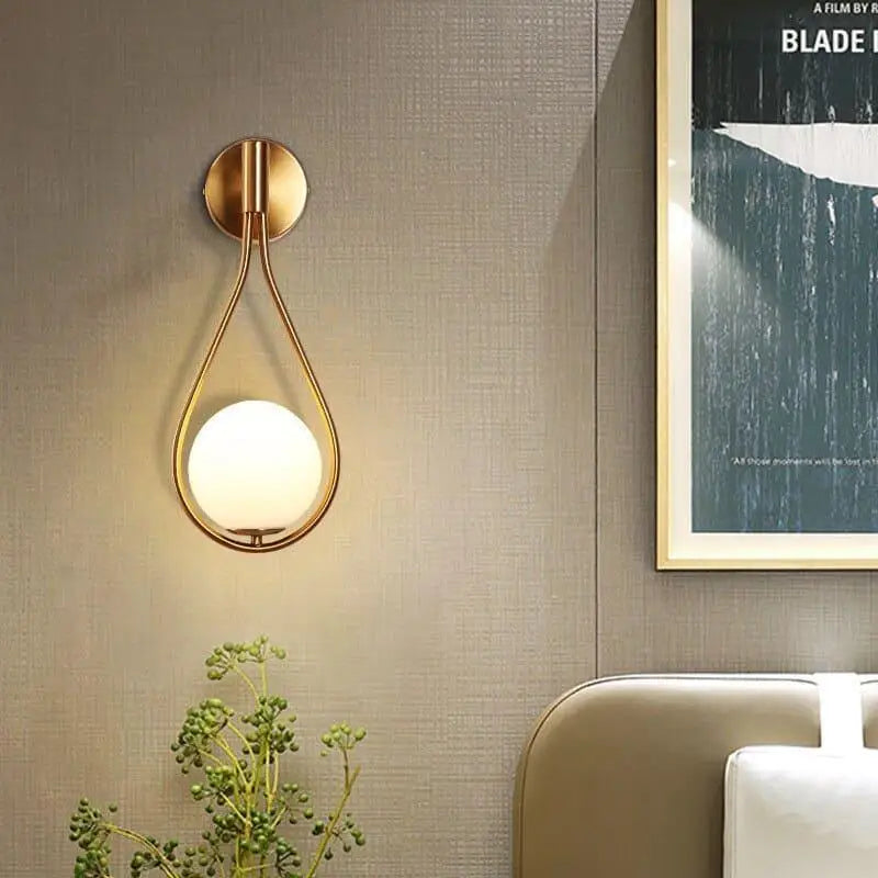 Estoria™ – Applique Murale LED Or & Noir Design Scandinave Moderne