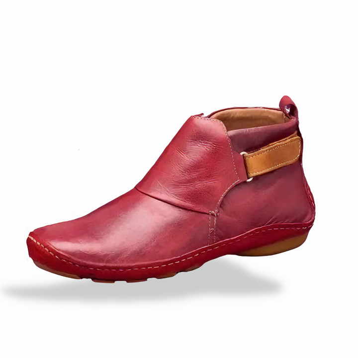 Bottes Confortables en Cuir pour Femme
