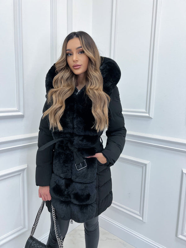 Veste Femme Capuche Réglable avec Ceinture Élastique - PanierRoyale