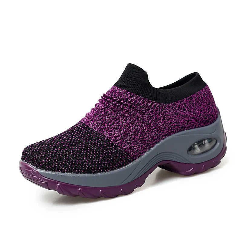 Baskets Femmes Confort Respirant Blanc