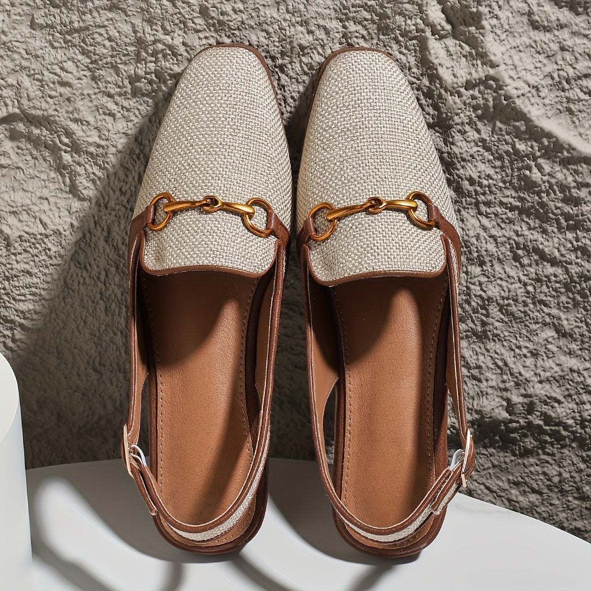 FemmeLuxe™ – Sandales Femme Plates Fermées Devant