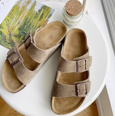Flexalya™ – Sandales Plates Femme Chic et Confortables à Boucles Réglables
