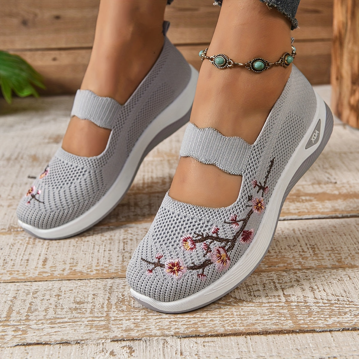 Flexevo™ – Basket Femme Confort Respirant pour Marche & Sport