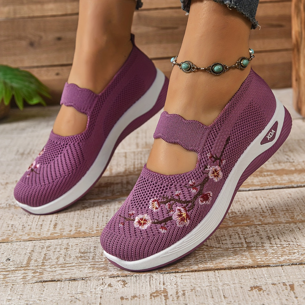 Flexevo™ – Basket Femme Confort Respirant pour Marche & Sport