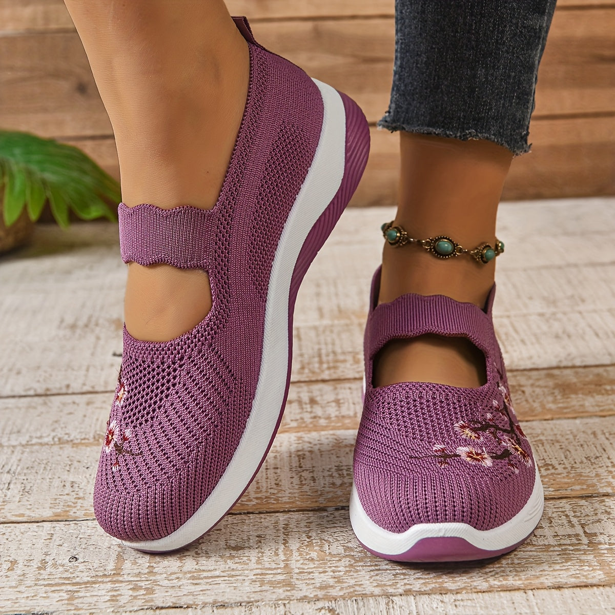 Flexevo™ – Basket Femme Confort Respirant pour Marche & Sport
