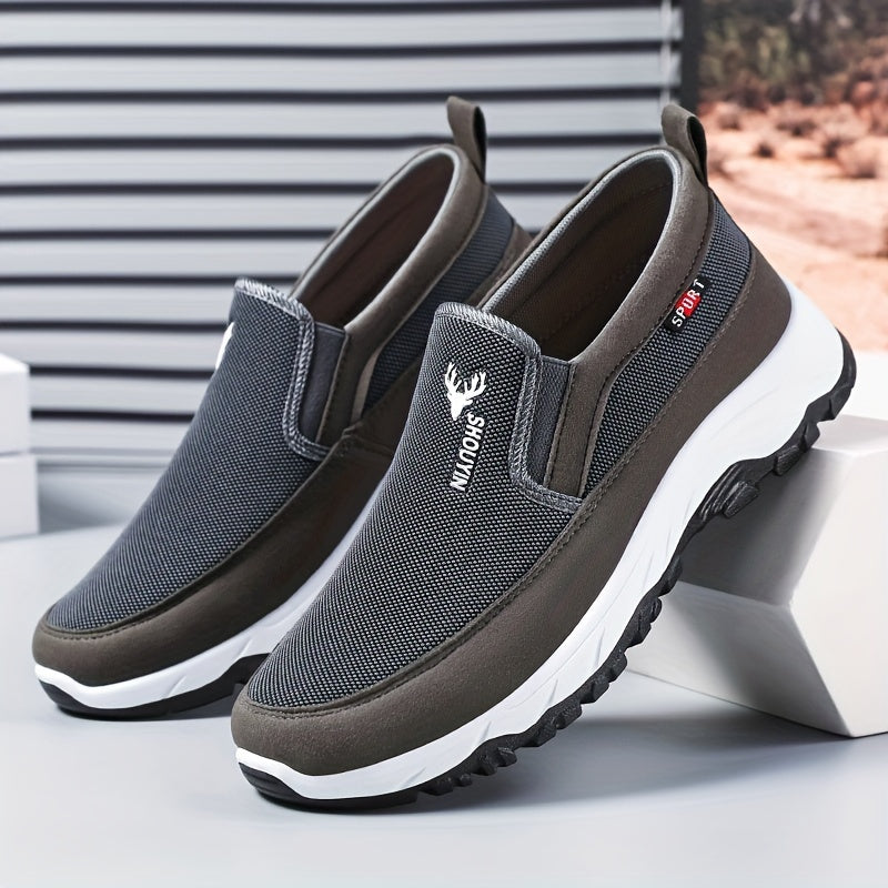 FlexiEase™ – Hommes Baskets Confortables Légères à Enfiler Respirantes-3