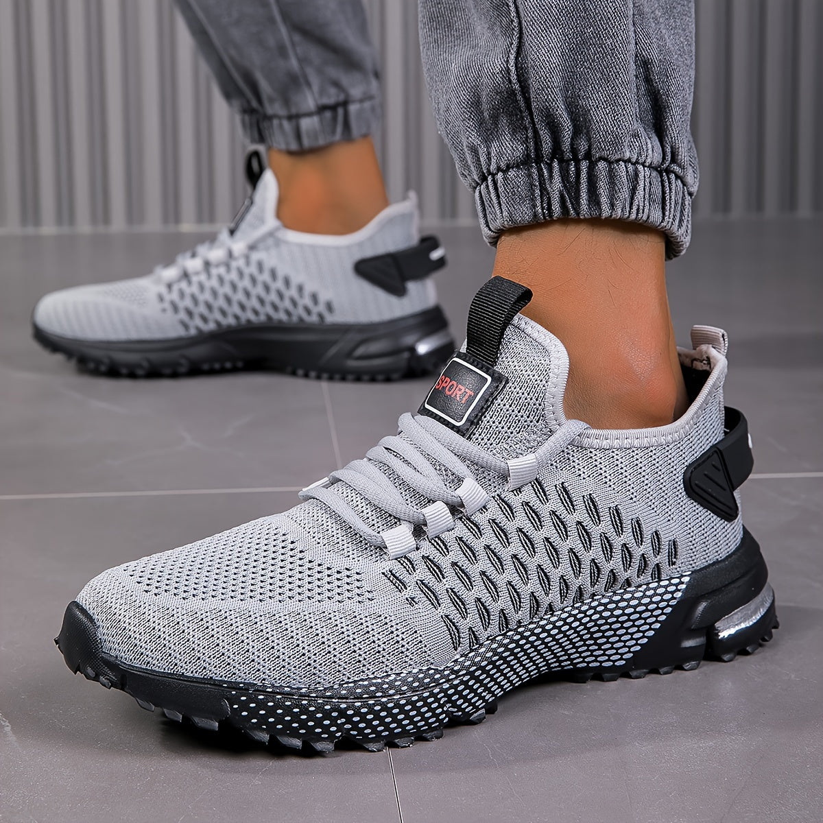 Variant image for FlexiFlow™ – Baskets Homme Respirantes avec Semelle Antidérapante-1