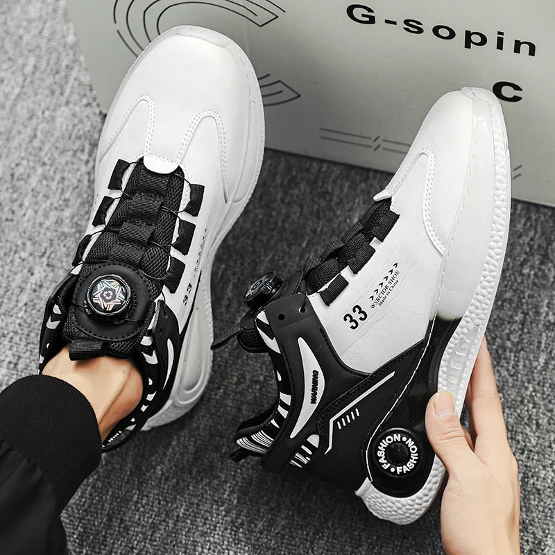 FlexiStep™ – Baskets pour Hommes Confortables avec Boucle Rotative Durable