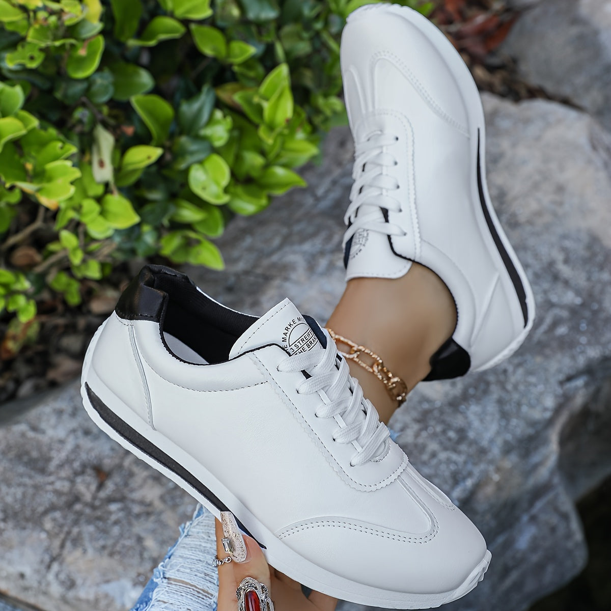 Flexiva™ – Baskets Femme Confortables à Plateforme Élégante et Antidérapante
