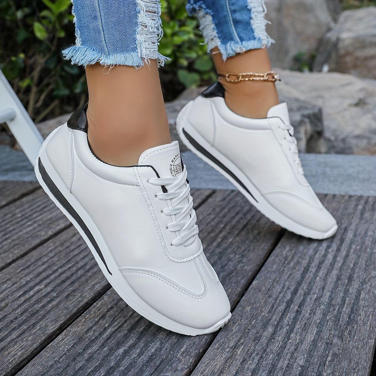 Flexiva™ – Baskets Femme Confortables à Plateforme Élégante et Antidérapante