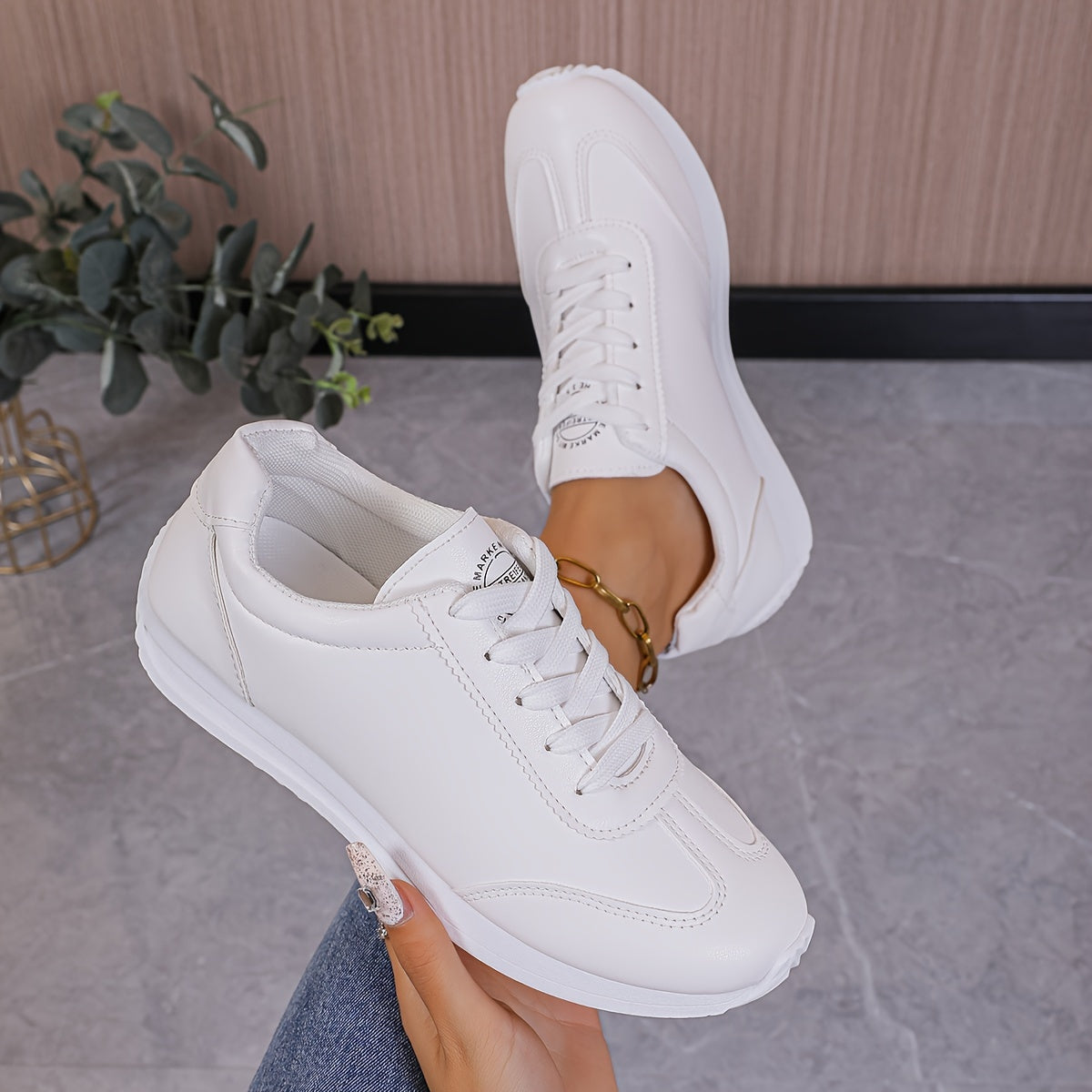 Flexiva™ – Baskets Femme Confortables à Plateforme Élégante et Antidérapante