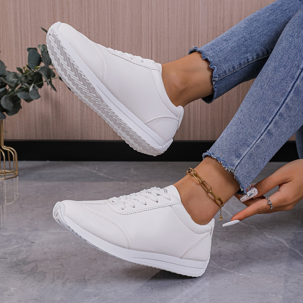 Flexiva™ – Baskets Femme Confortables à Plateforme Élégante et Antidérapante