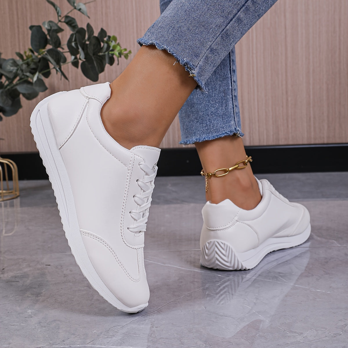 Flexiva™ – Baskets Femme Confortables à Plateforme Élégante et Antidérapante