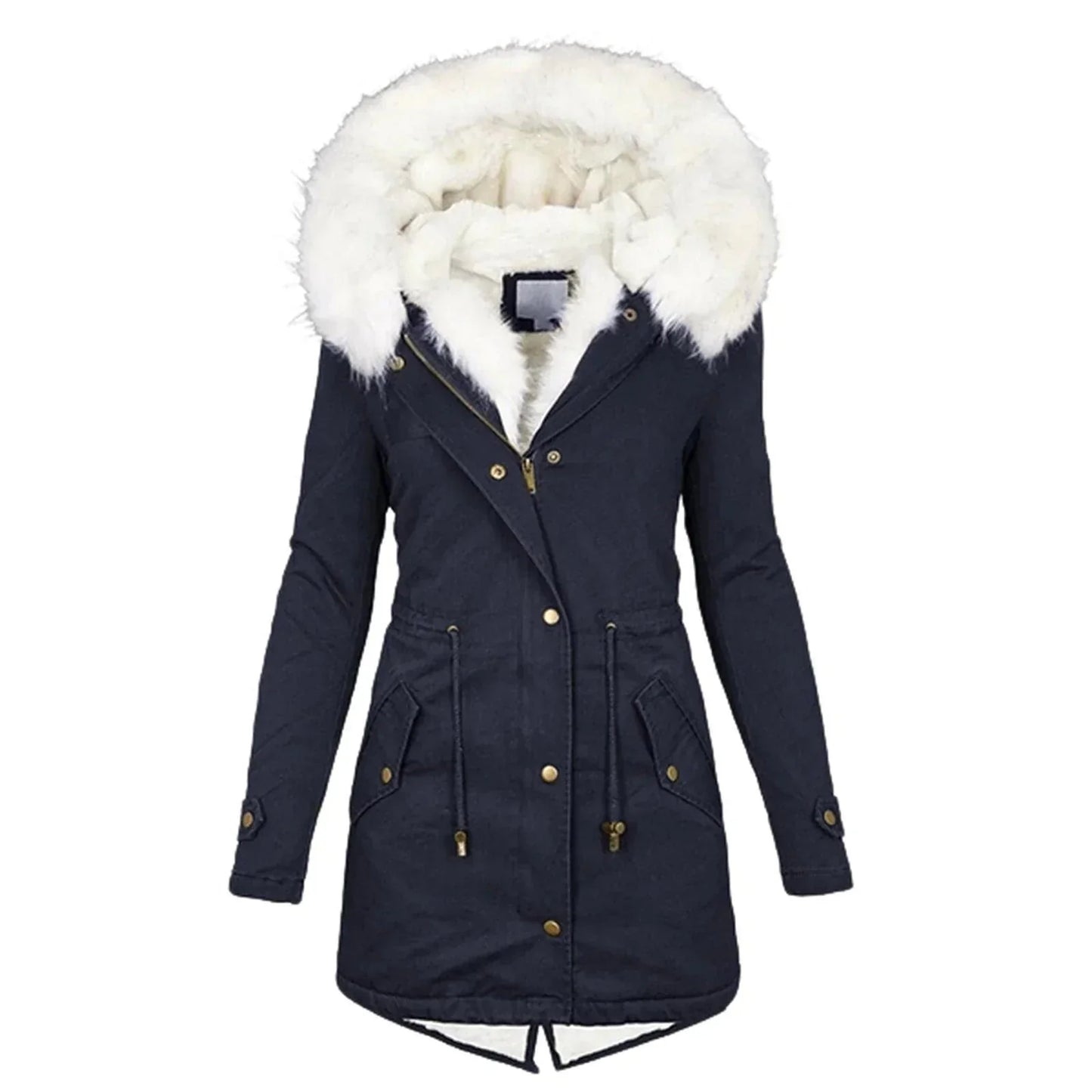 FrostEase™ – Manteau Long Doublé en Polaire
