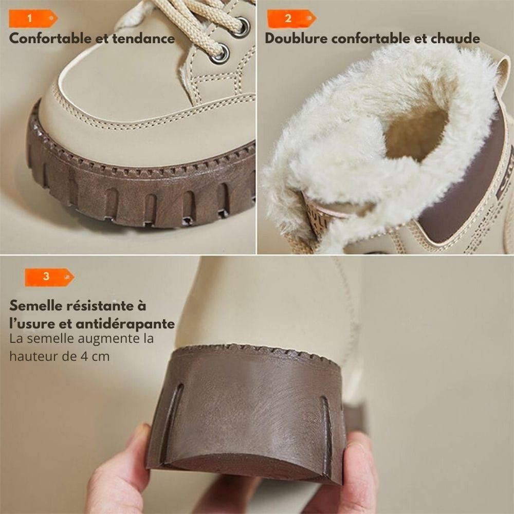 FrostLuxe™ – Bottines de Neige Chaudes et Antidérapantes