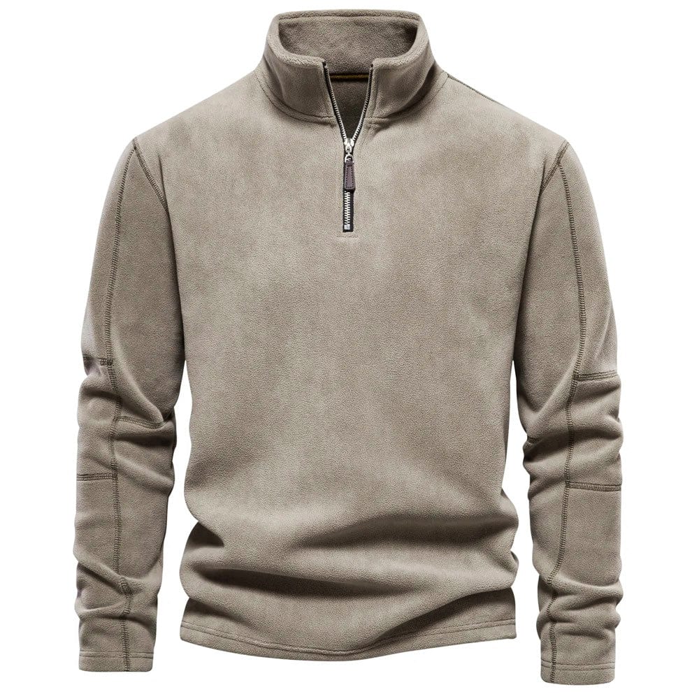 FrostLux™ – Pull Polaire Homme Élégant et Confortable