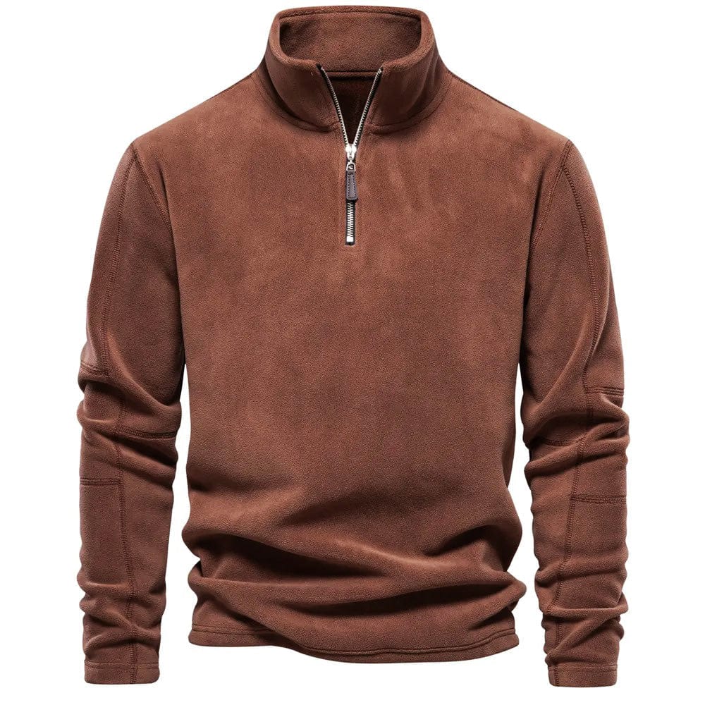 FrostLux™ – Pull Polaire Homme Élégant et Confortable