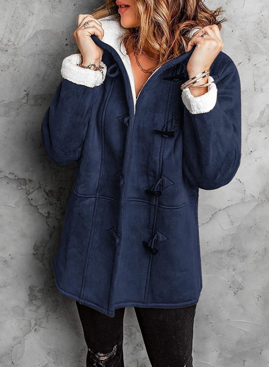 FrostMia™ – Manteau Hiver Long à Capuche