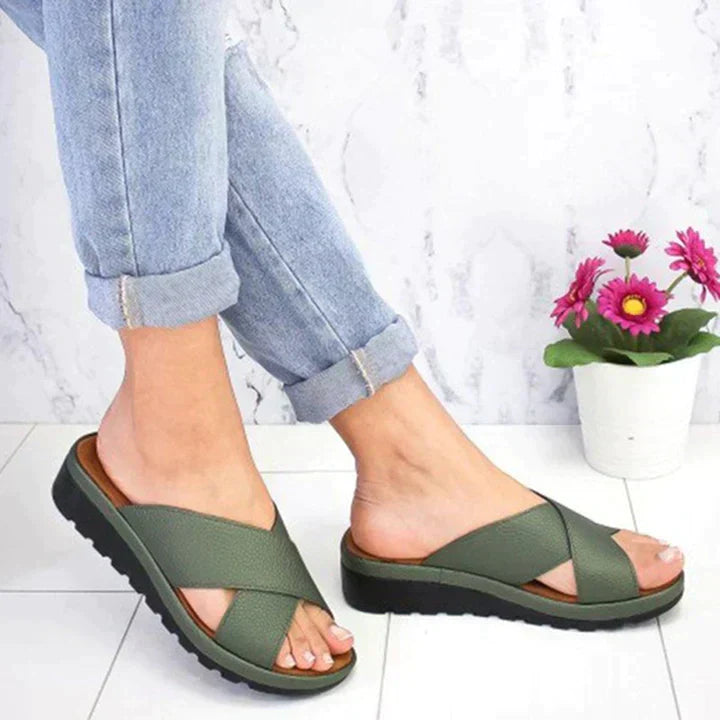Sandales Orthopédiques Femme Confortable pour Été