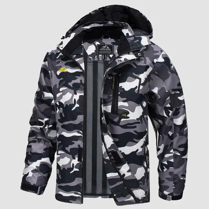 Parka Hiver Homme Imperméable avec Capuchon Amovible