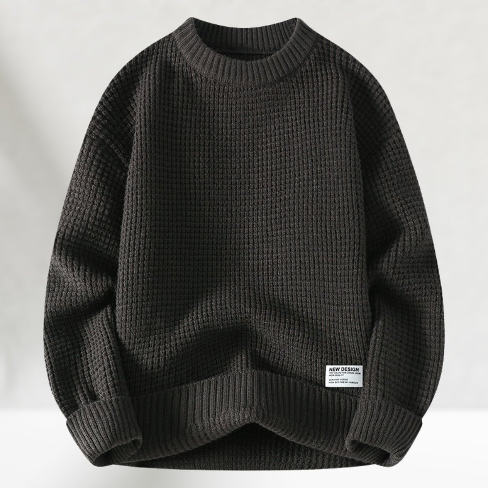 Pull Homme Col Rond en Maille Douce et Confortable