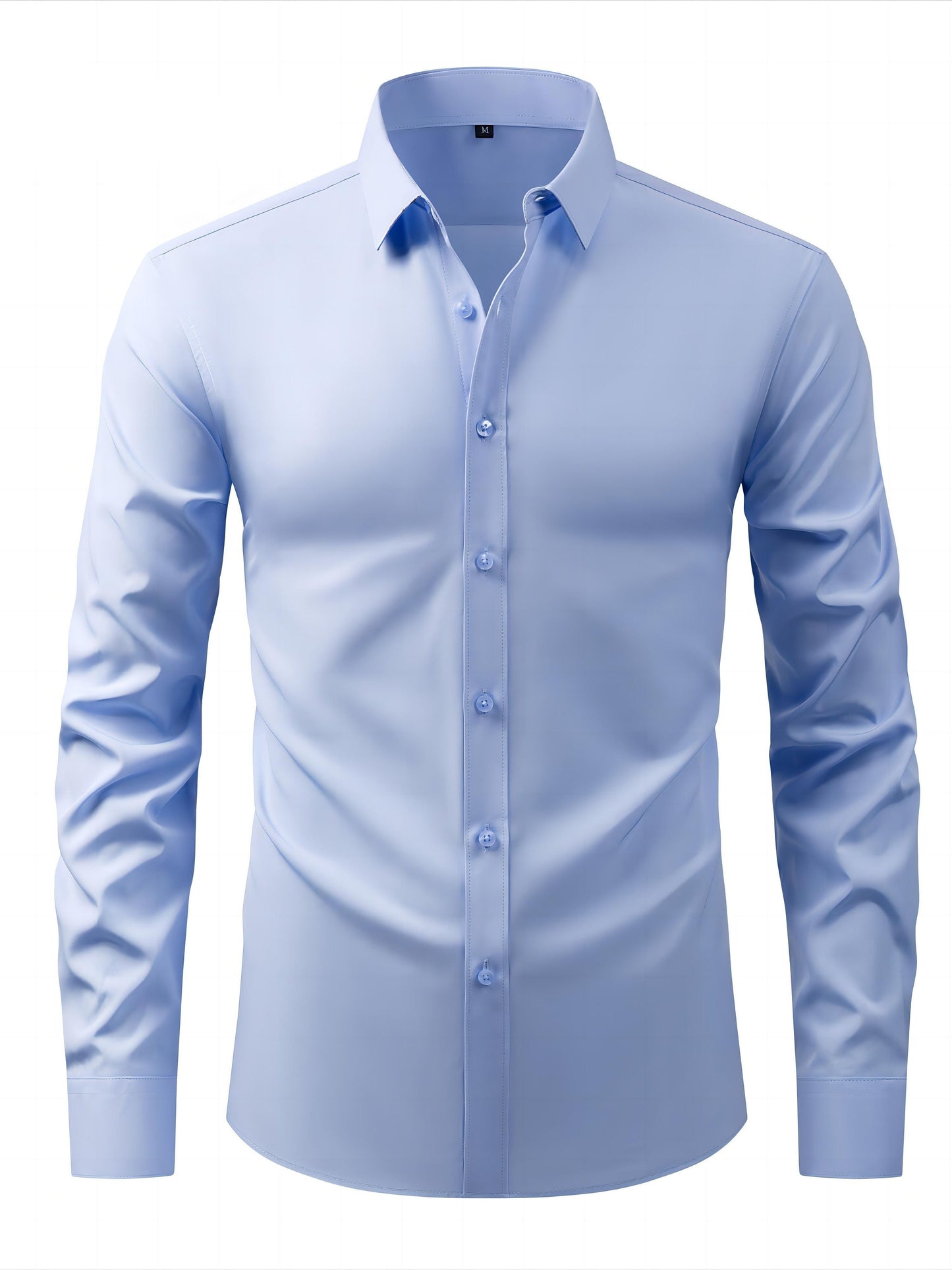GentStyl™ – Chemise Habillée Homme Manches Longues