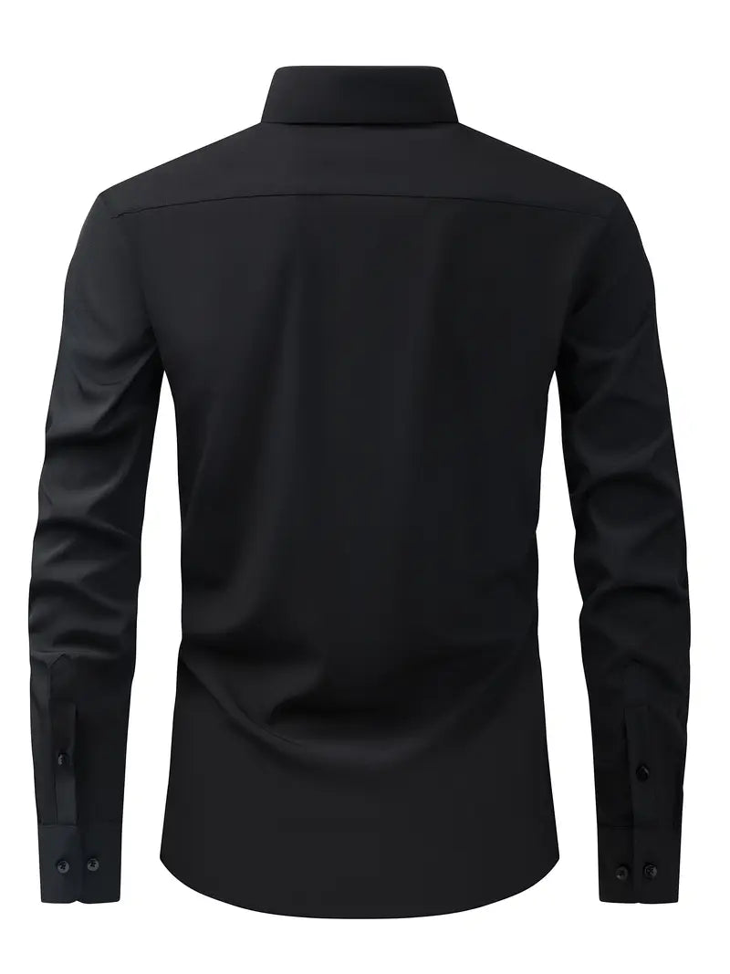 GentStyl™ – Chemise Habillée Homme Manches Longues