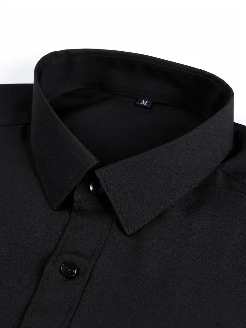 GentStyl™ – Chemise Habillée Homme Manches Longues