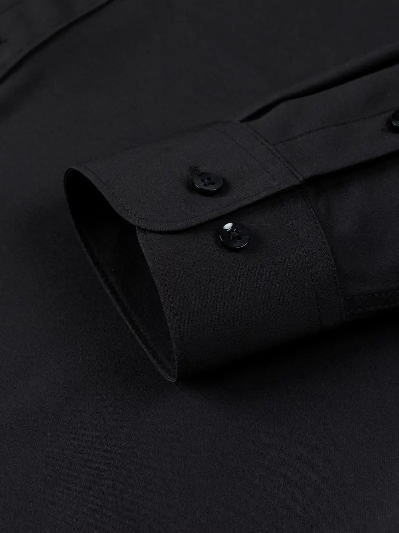 GentStyl™ – Chemise Habillée Homme Manches Longues