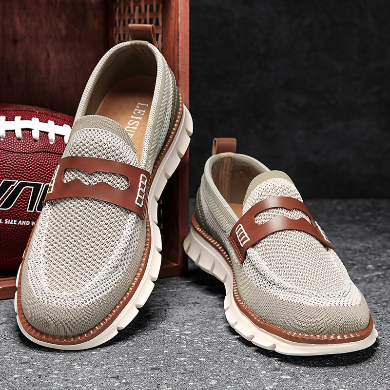 GentleWalk™ – Mocassins Pour Hommes Élégants et Respirants Confort Optimal-2