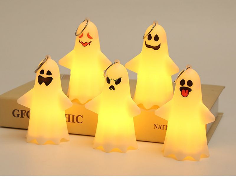 GhostGlow™ – Veilleuse Citrouille LED Halloween Suspendue et Décorative