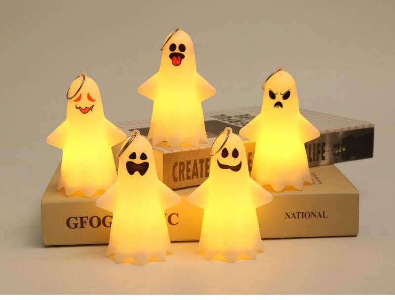 GhostGlow™ – Veilleuse Citrouille LED Halloween Suspendue et Décorative