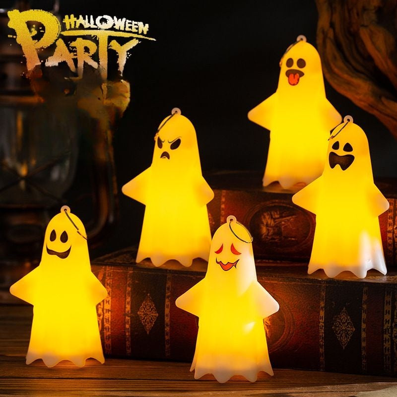 GhostGlow™ – Veilleuse Citrouille LED Halloween Suspendue et Décorative