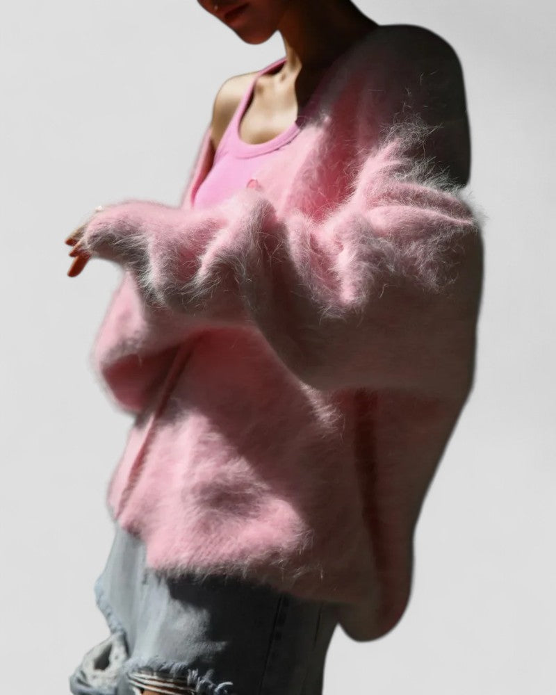 Gilet en maille douce et chaude pour femme