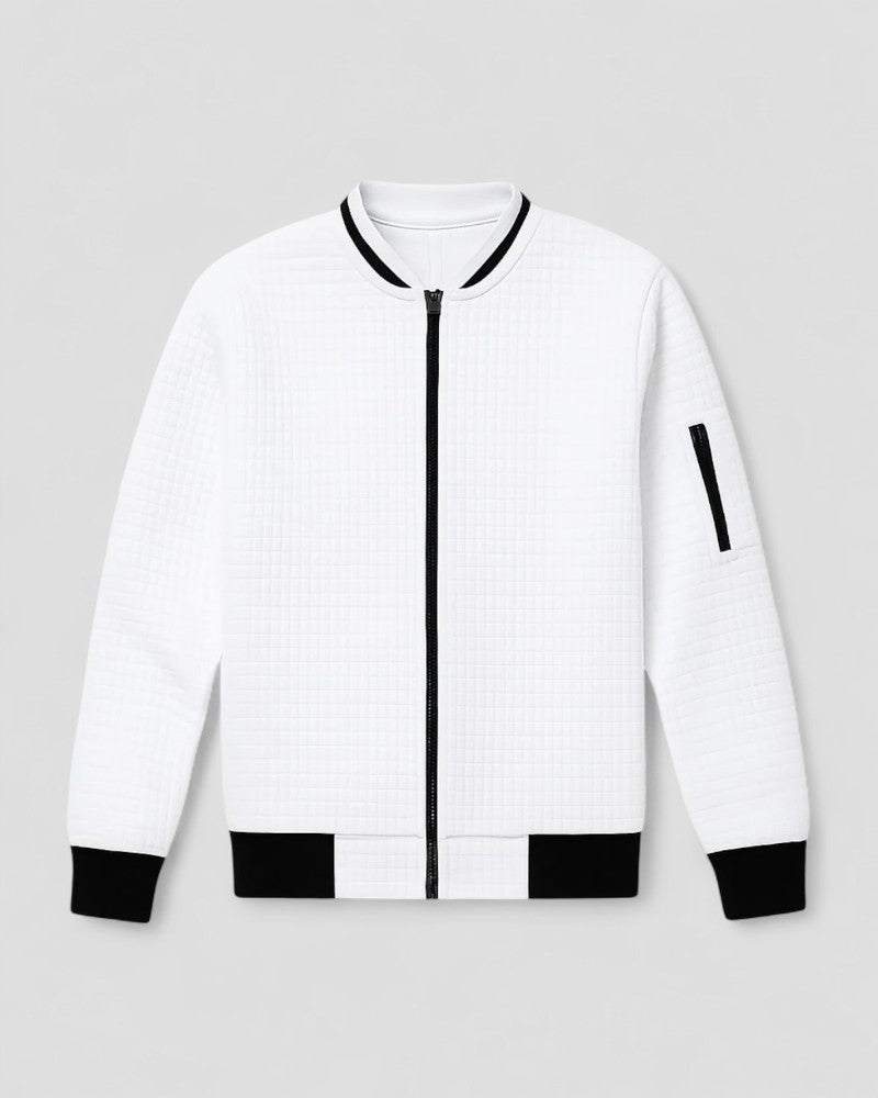 Gilet léger en coton matelassé pour homme zippé