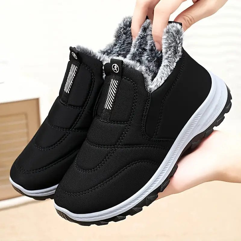 GlaciStep™ – Bottines d’Hiver Pelucheuses