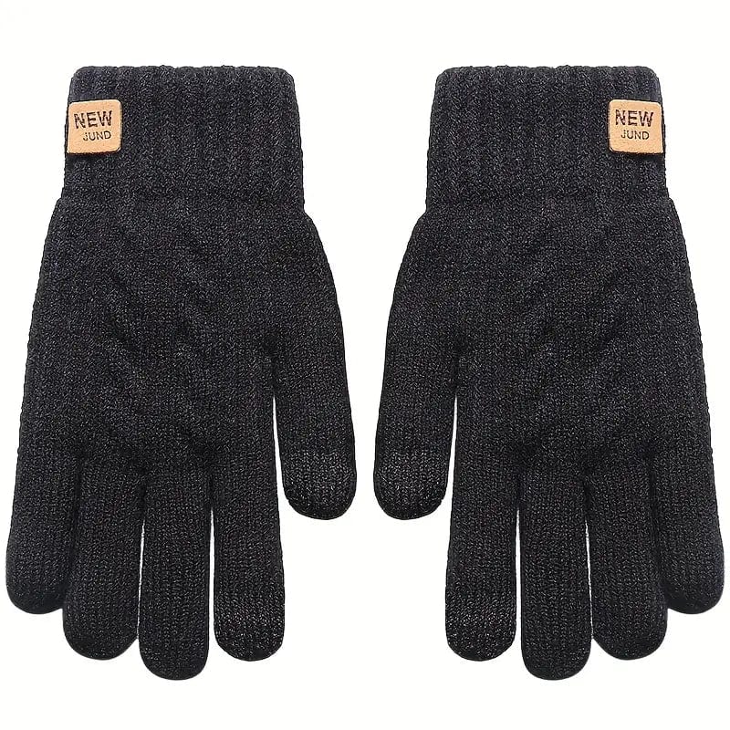Glovio - Gants Tactiles d'Hiver Doublés en Fourrure