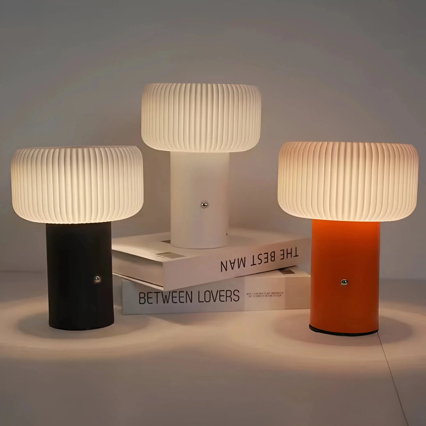 GlowCap™ – Lampe de Table Sans Fil Éclairage Dimmable et Portable