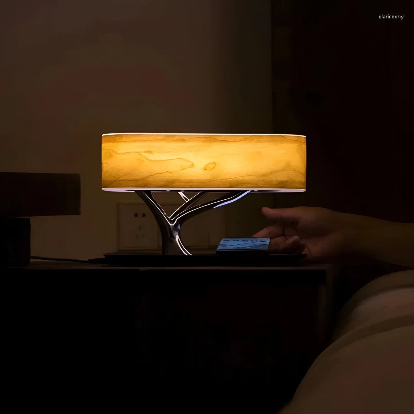 GlowSync™ – Lampe de Table Rechargeable Éclairage Ambiant Sans Fil