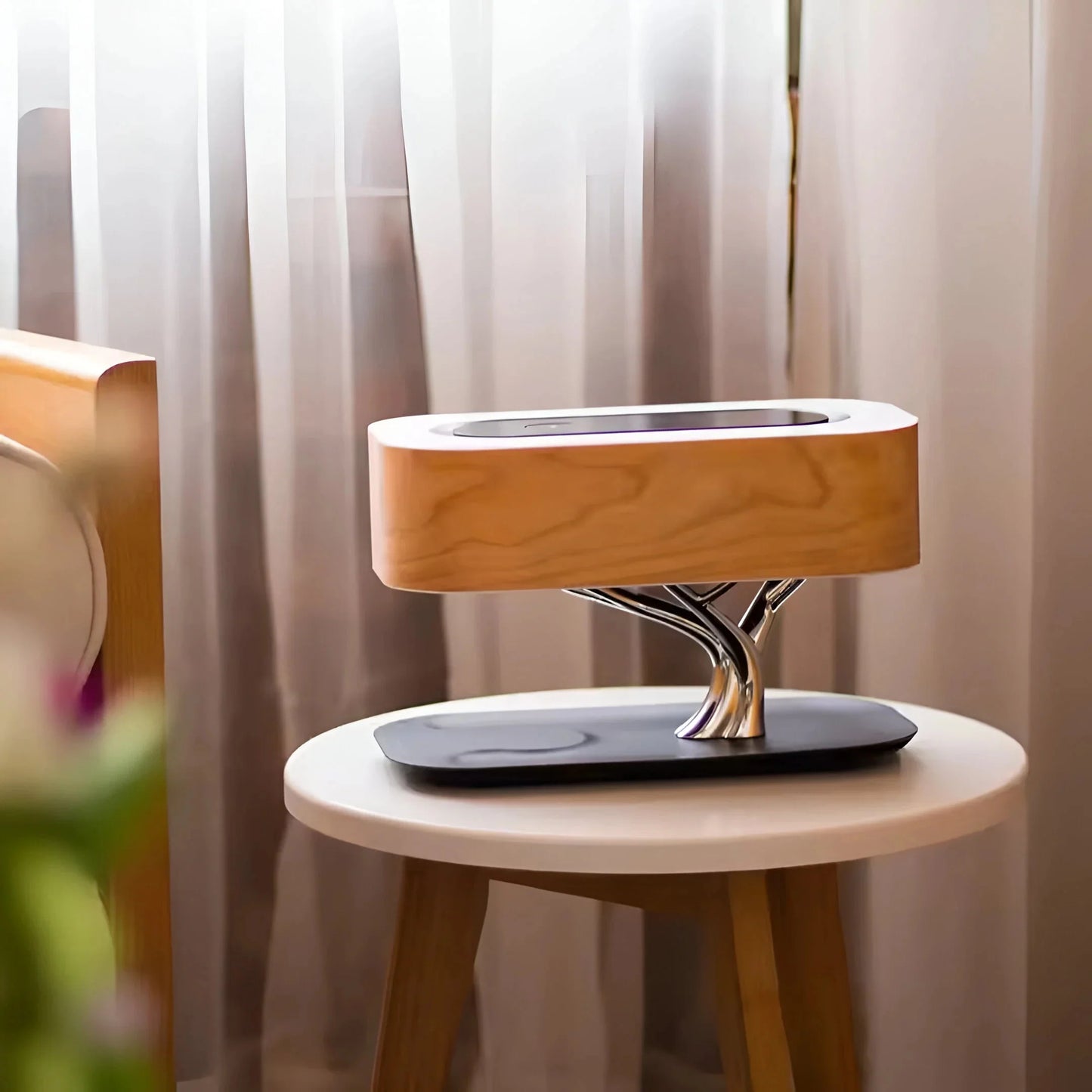 GlowSync™ – Lampe de Table Rechargeable Éclairage Ambiant Sans Fil