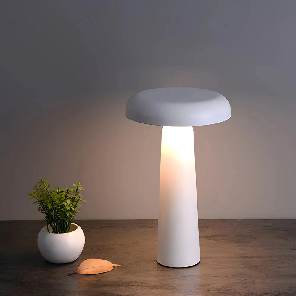 GlowTilt™ – Lampe de Table Rechargeable Sans Fil Design Champignon