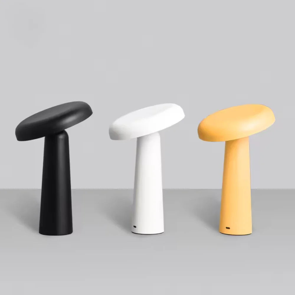 GlowTilt™ – Lampe de Table Rechargeable Sans Fil Design Champignon