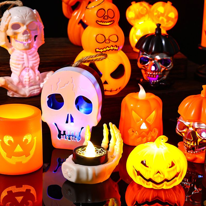 Glowpump™ – Guirlande Lumineuse Led Citrouille D'halloween Pour Décoration De Terrasse, Maison Et Jardin